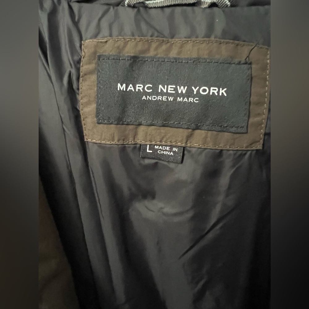 New Marc New York Holden Water Resistant Down
& Feather Fill Coat Size Large - Picture 7 of 10